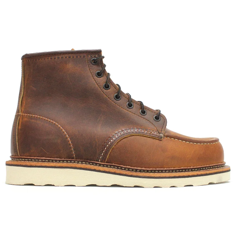 Heritage Nubuck Leather 6 Inch Classic Men's Moc Toe Boots