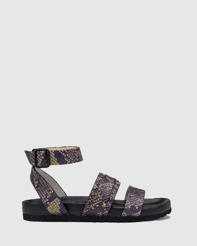 Aster Sandal - Brown Snake