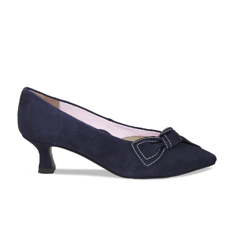 Katie: Navy Suede