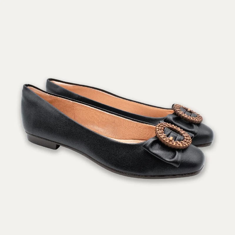 Ana Black Ballet Flats