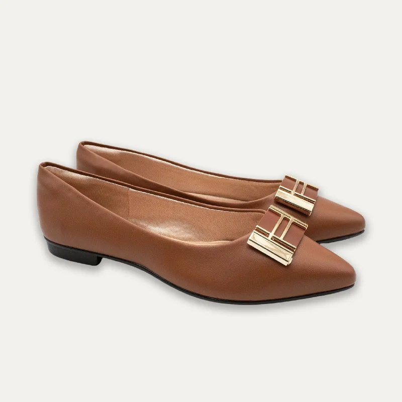 Analia Whisky Pointed Toe Flats