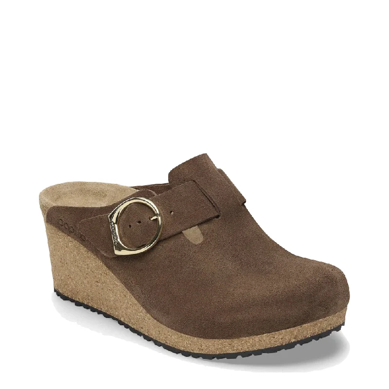 Birkenstock Women's Fanny Wedge in Dark Tea