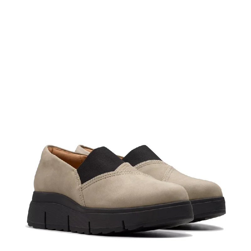 Clarks Women's Loriini West Slip On in Stone