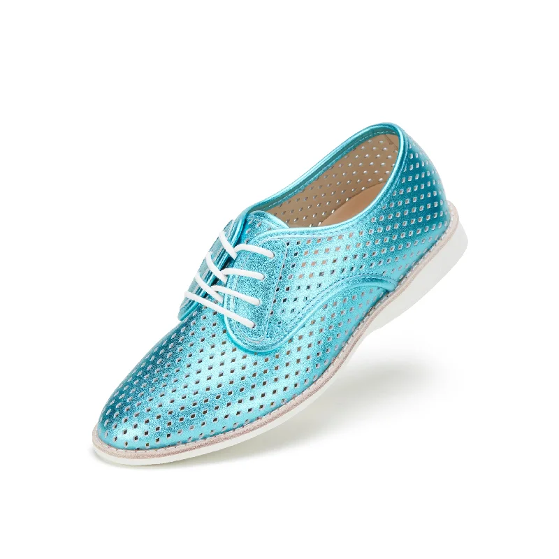 Derby Punch Turquoise Metallic