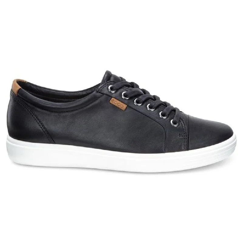 Soft 7 Full Grain Leather Women's Long Lace Trainers