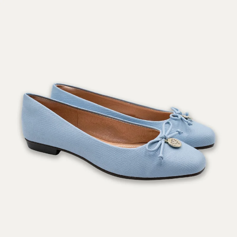 Ese Blue Ballet Flats