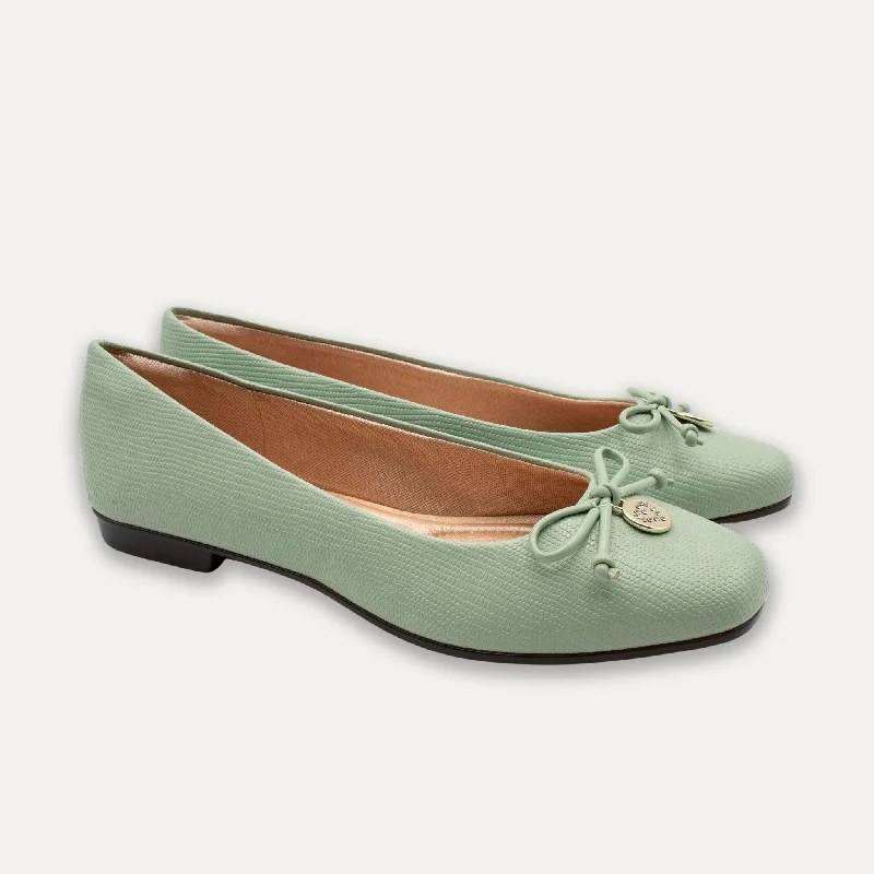 Ese Matcha Ballet Flats