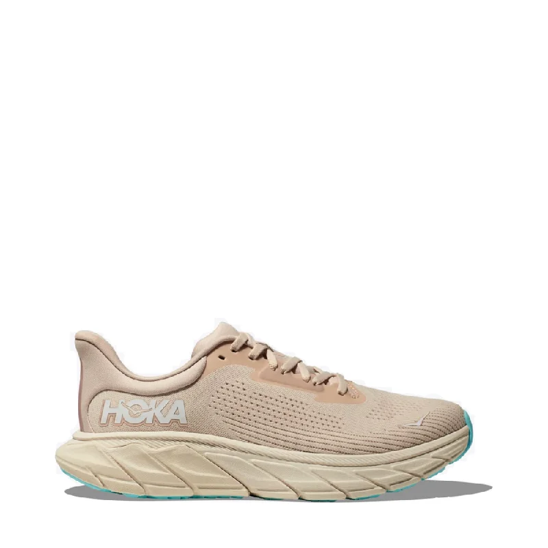 Hoka Women's Arahi 7 Sneaker in Vanilla/Cream