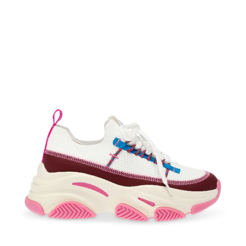 Playmaker Sneaker WHITE/ FUSCHIA