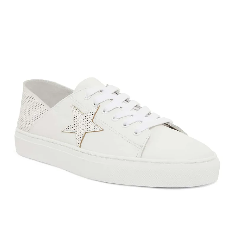 Rocket Sneaker in White Leather