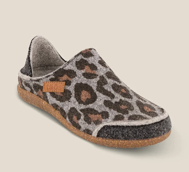 Charcoal Leopard Wool